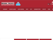 Tablet Screenshot of gronbeksecurity.com.au